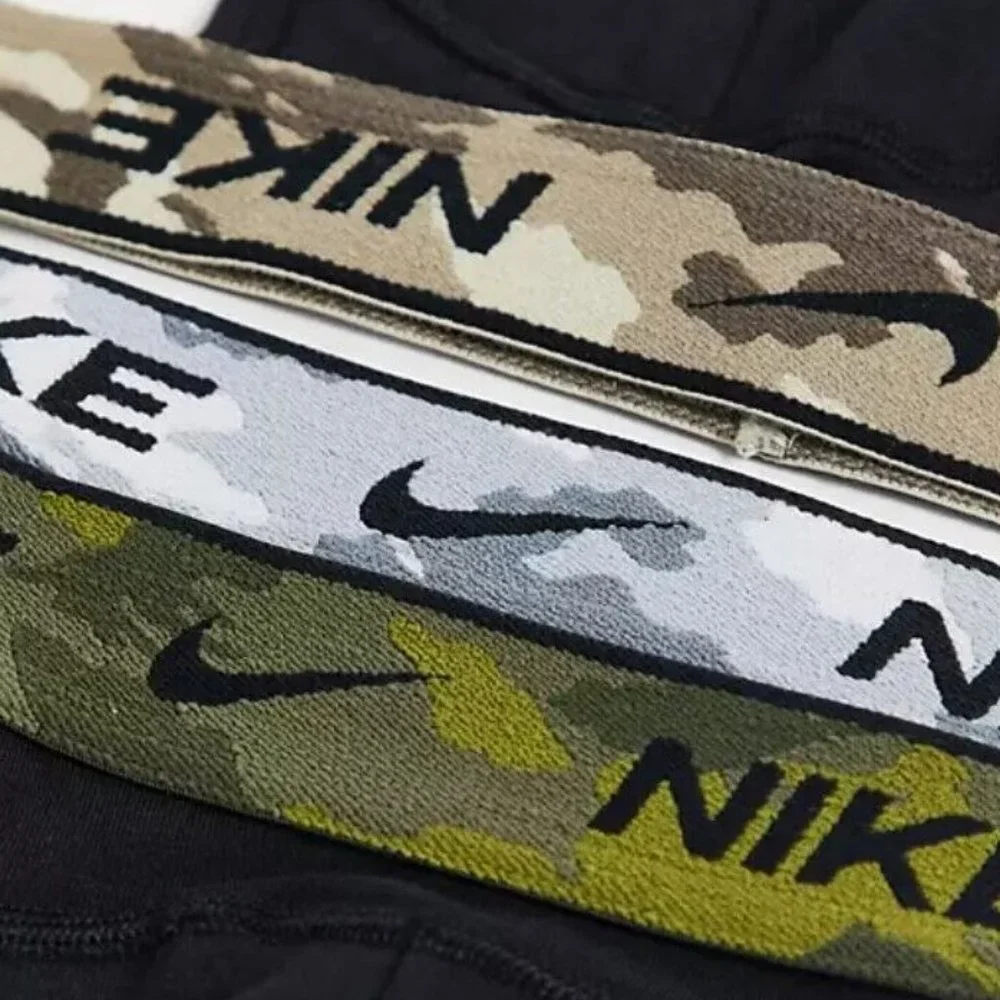 NIKE Dri-FIT Essential Cotton Stretch Camo Jockstrap 3 Pack Men's - Picture 4 of 4